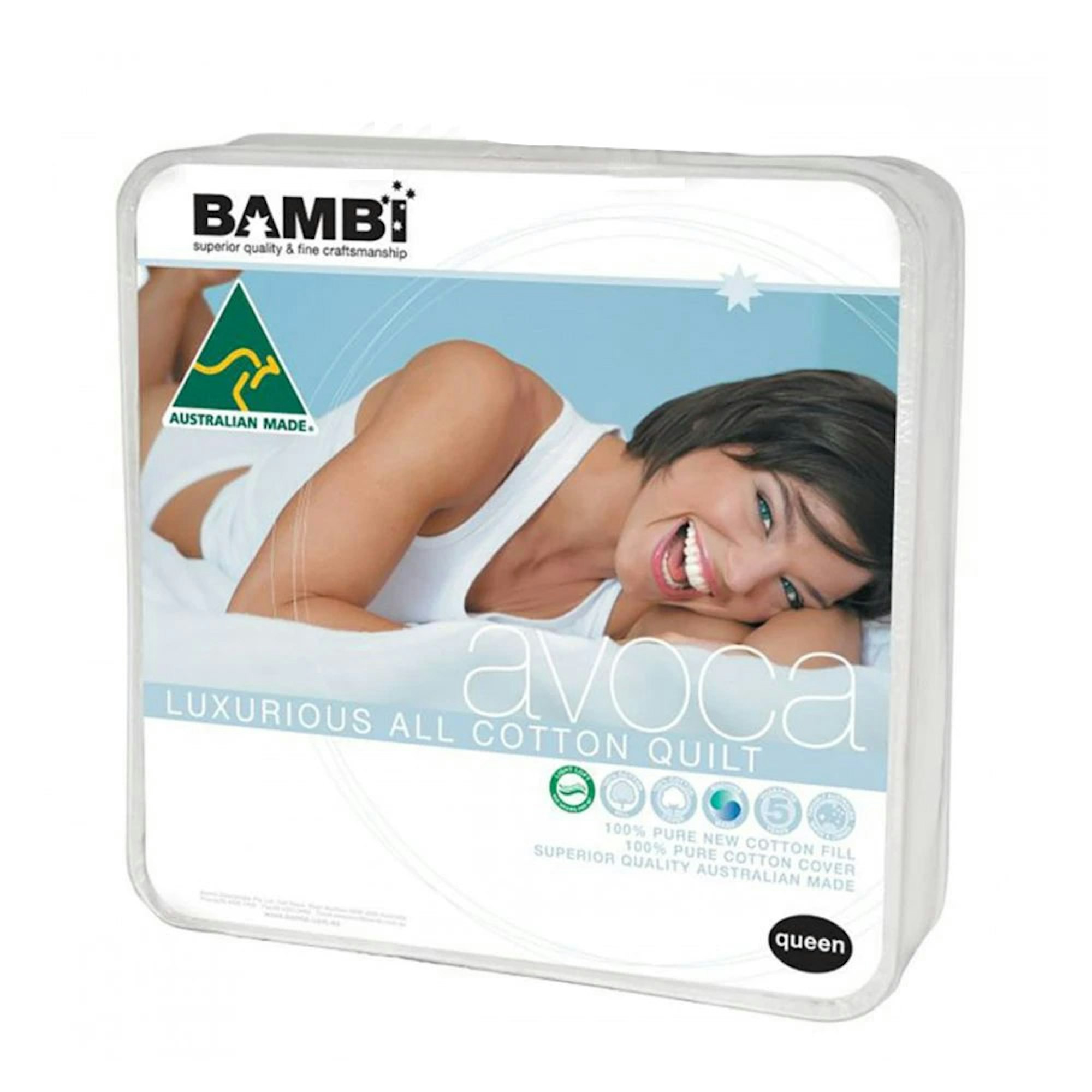 Bambi Avoca Cotton Lightweight Summer Quilt