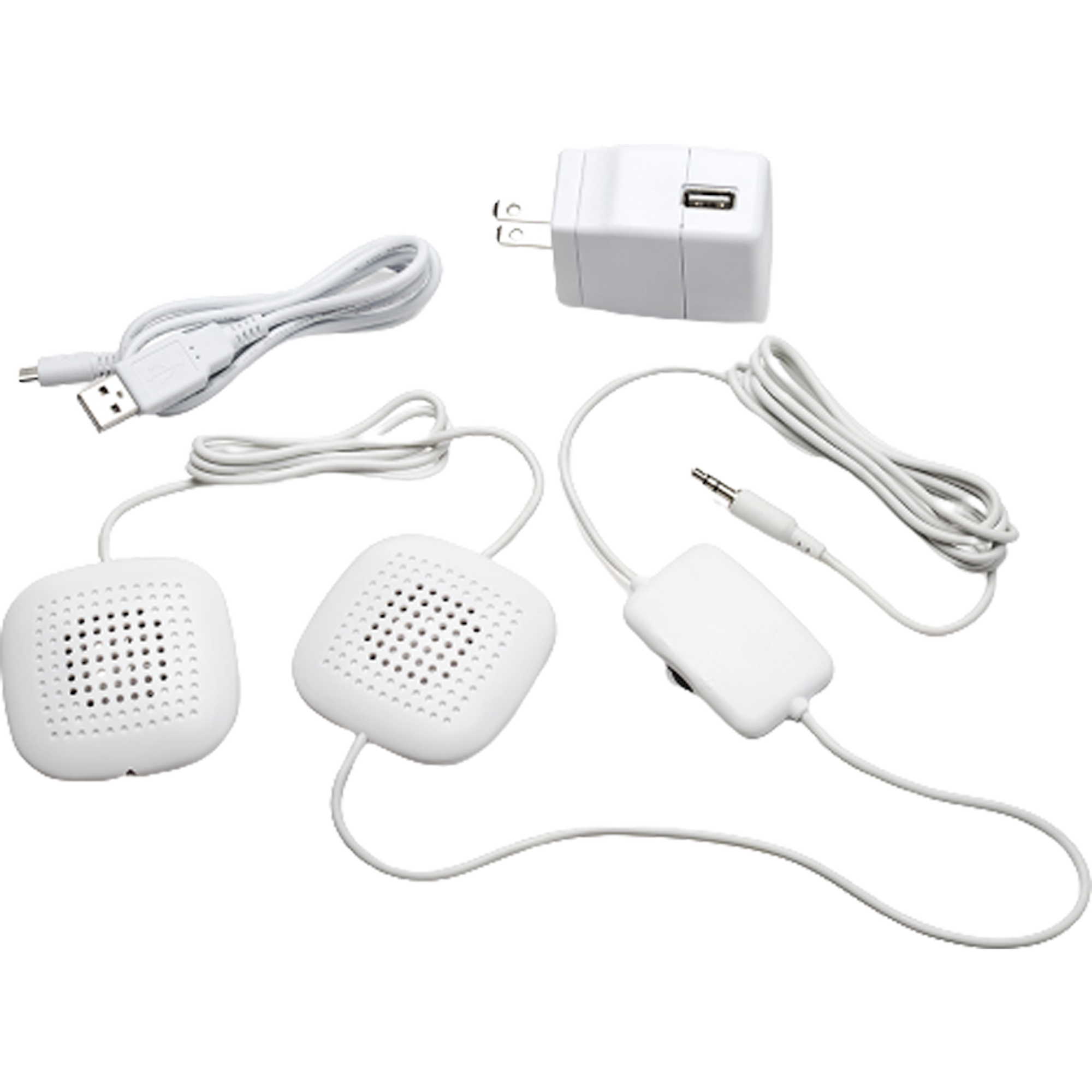Sound Oasis PA-200 Amplified Stereo Pillow Speakers with Inline Volume Control