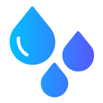 Water Droplets Icon