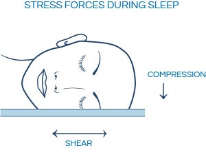 Stress forces during sleep
