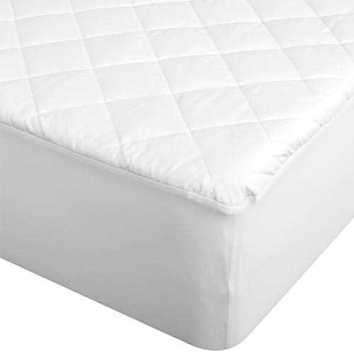 Alastairs Diamond Quilted Cotton Bamboo Mattress Protector