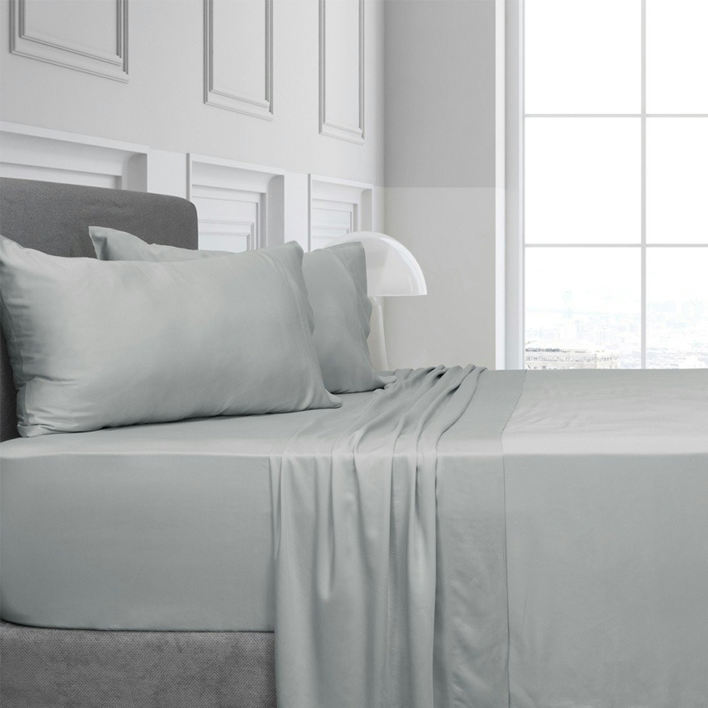 Algodon Bamboo Sheet Set Navy