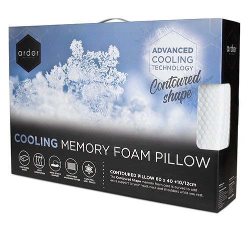 Ardor Home Standard Cooling Memory Foam Pillow