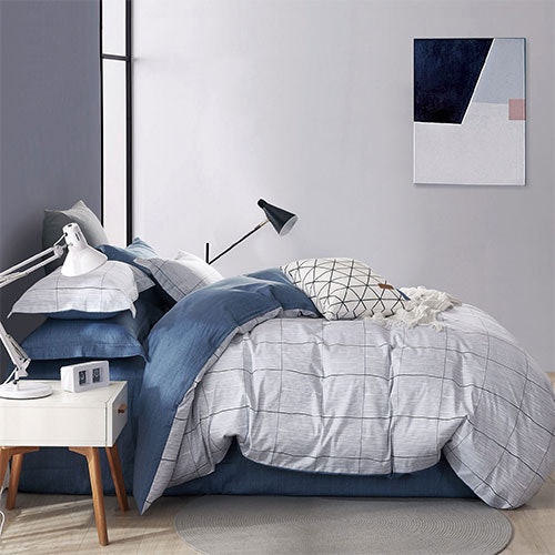 Ardor Home Oakley Cotton Quilt Cover Set