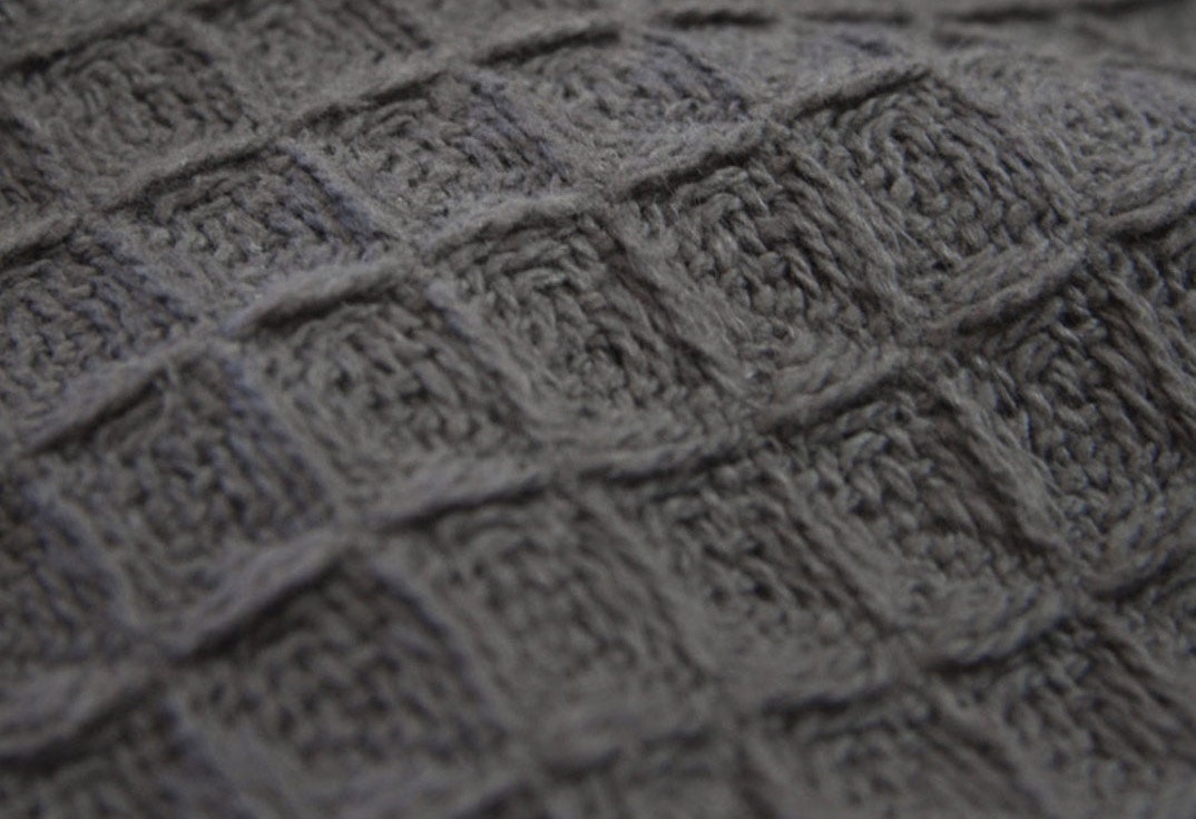 Ardor Home Cotton Waffle Blanket Detail