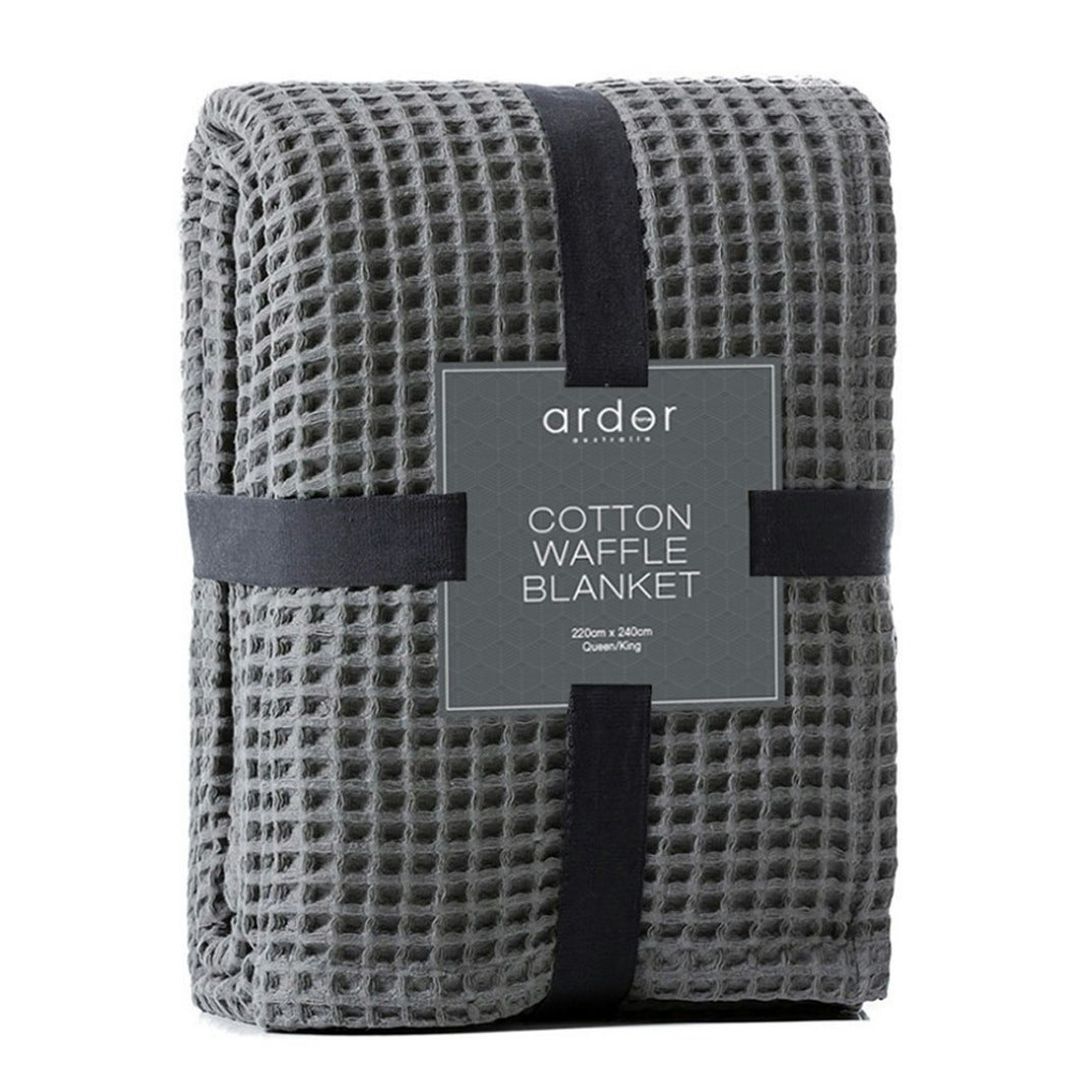Ardor Home Cotton Waffle Blanket