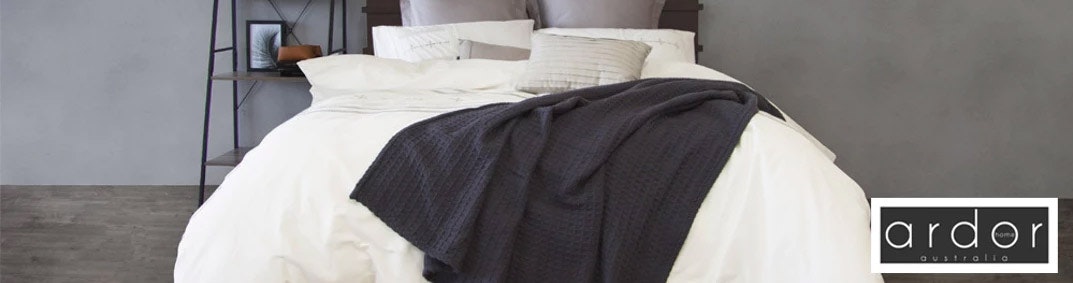Ardor Home Cotton Waffle Blanket Desktop Banner