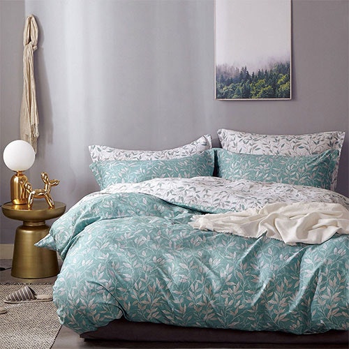 Ardor Home Willow Cotton Quilt Cover Set
