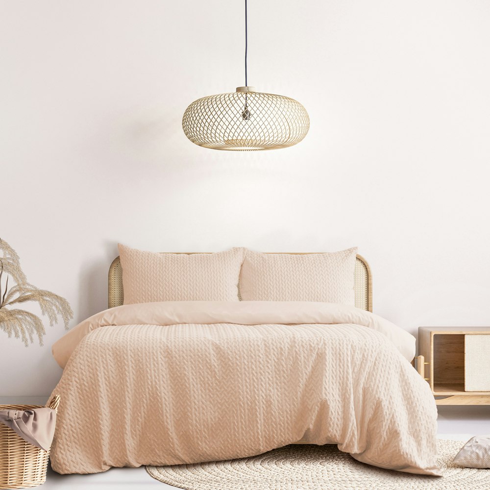 Ardor Boudoir Bondi Embossed Quilt Cover Set