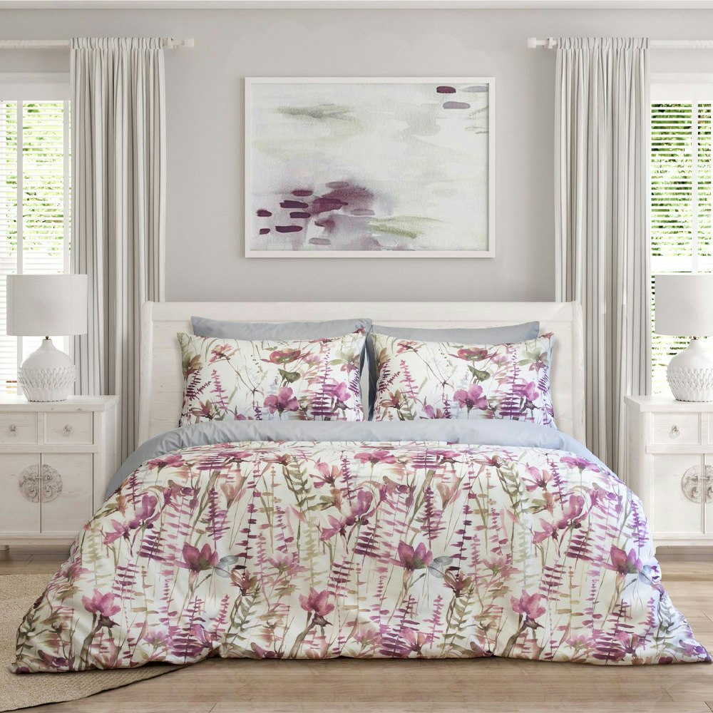 Ardor Boudoir Felicity Printed Microfibre Quilt Cover Set