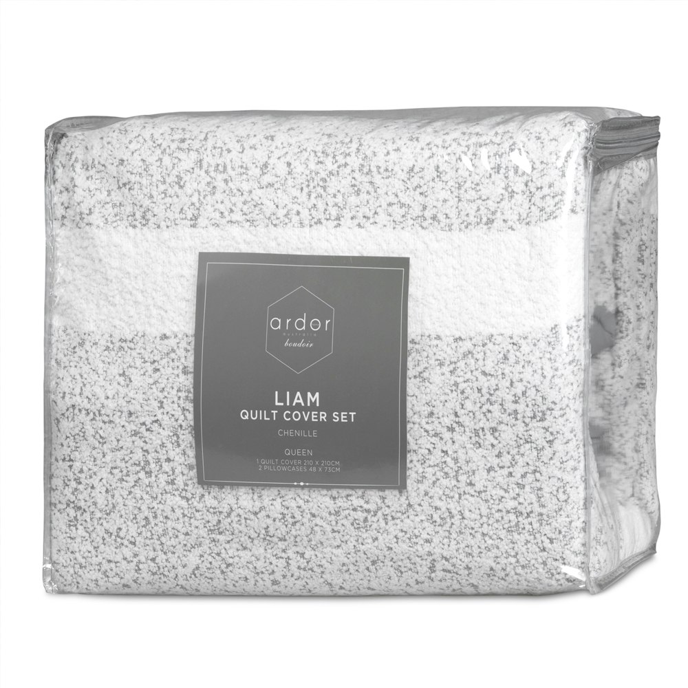 Ardor Boudoir Chateau Microfibre Quilt Cover Set