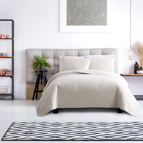Ardor Boudoir Maya Quilted Coverlet Set