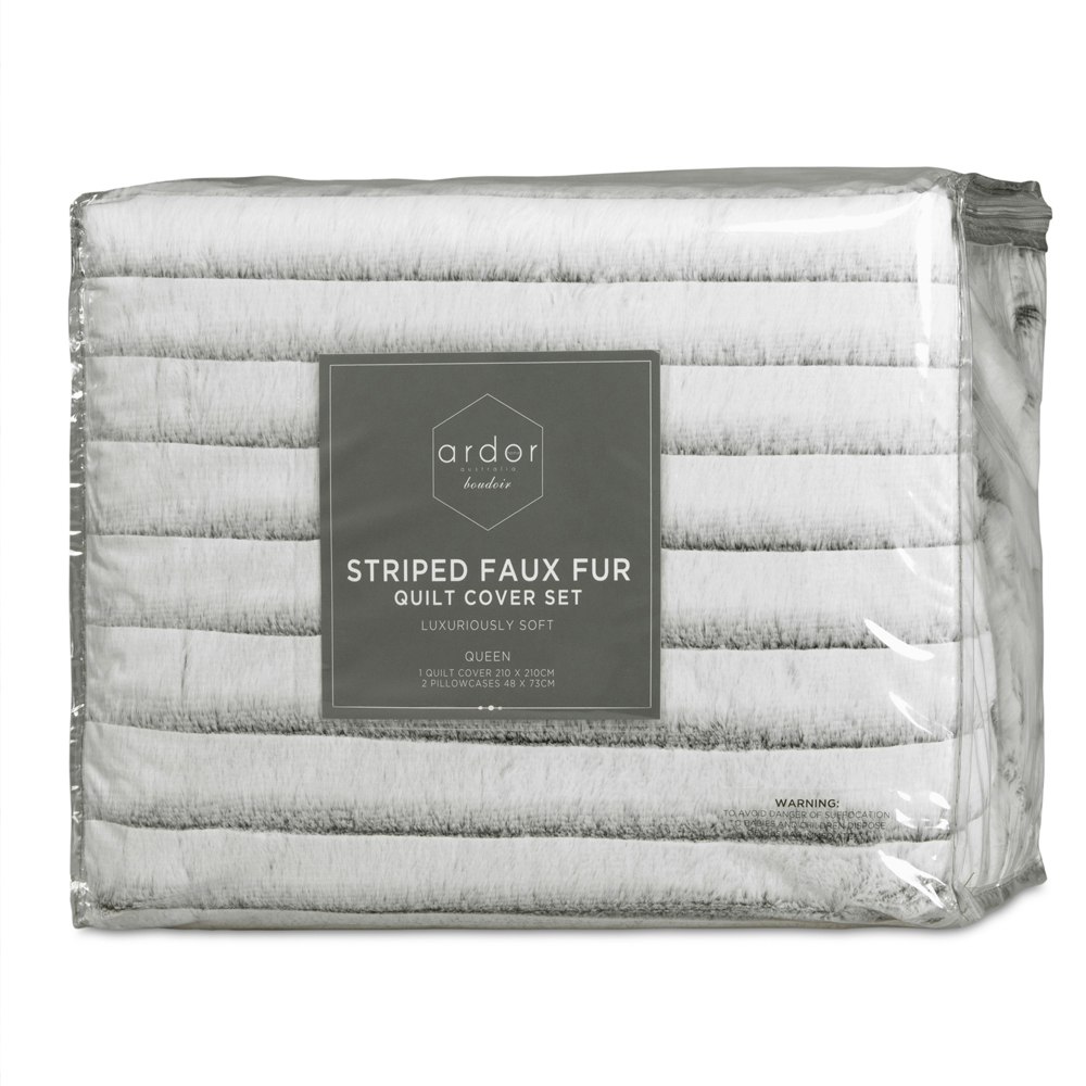 Ardor Boudoir Chateau Microfibre Quilt Cover Set