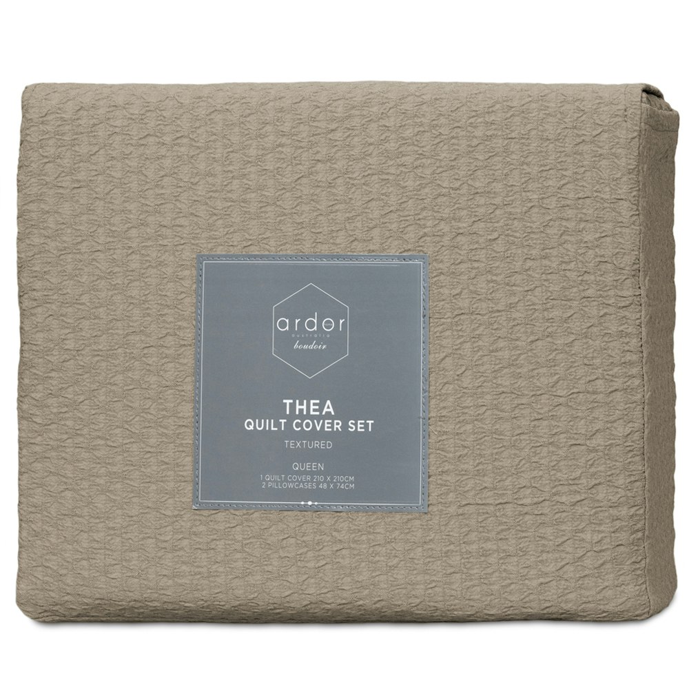 Ardor Boudoir Thea Microfibre Quilt Cover Set