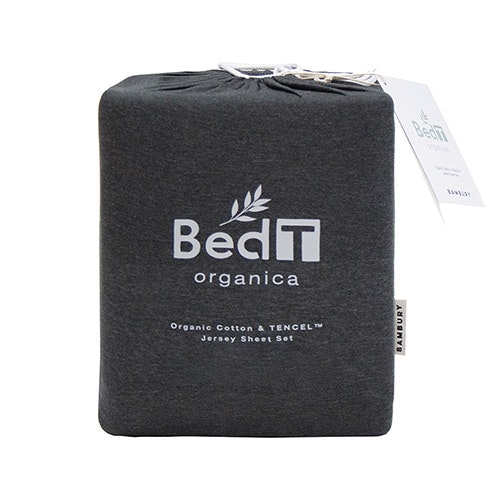 Bambury BedT Organica Cotton Blend Sheet Set Charcoal