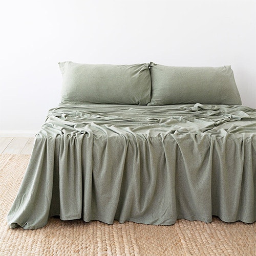 Bambury BedT Organica Cotton Blend Sheet Set Sage 1