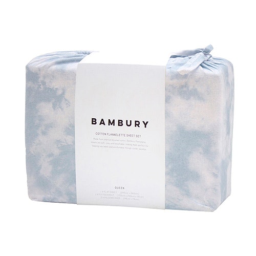 Bambury Nimbus Cotton Flannelette Sheet Packaging