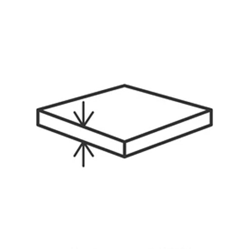 Wall depth of 50cm