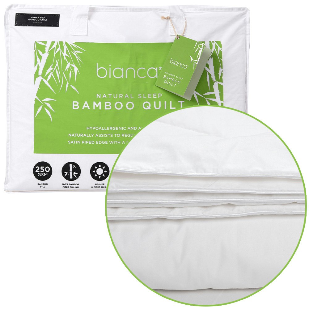 Bianca Natural Sleep Bamboo Quilt