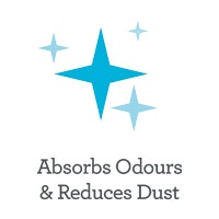 Absorbs Odours and Reduces Dust