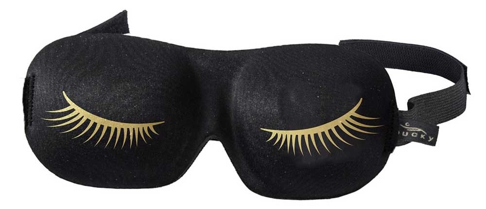 Golden Eyelashes Sleep Mask