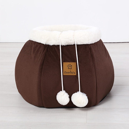 Charlie's Honeypot Cat Cave Snuggler Chocolate