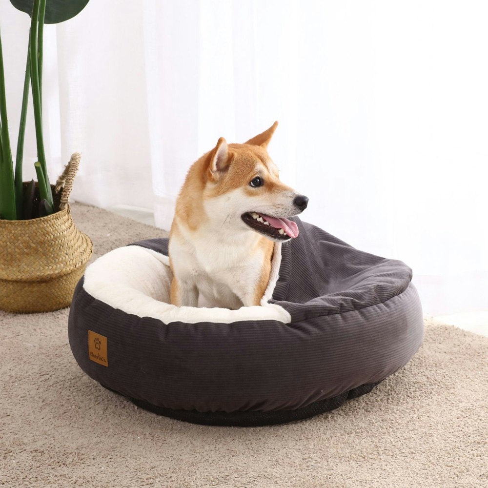 Charlie's Pet Hooded Corduroy Cushioned Snookie