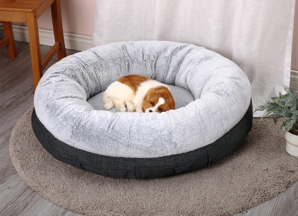 Charlie's Pet Luxury Plush Round Bed