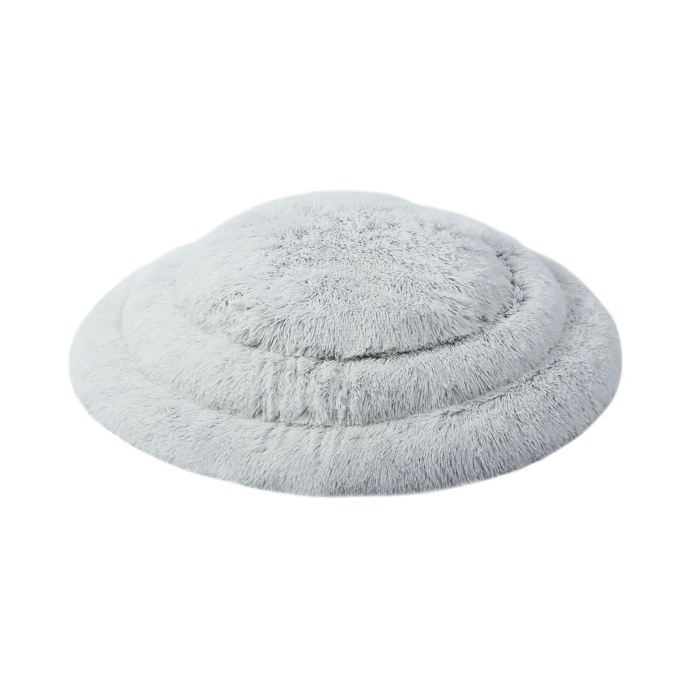 Charlie's Shaggy Faux Fur Round Padded Lounge Mat