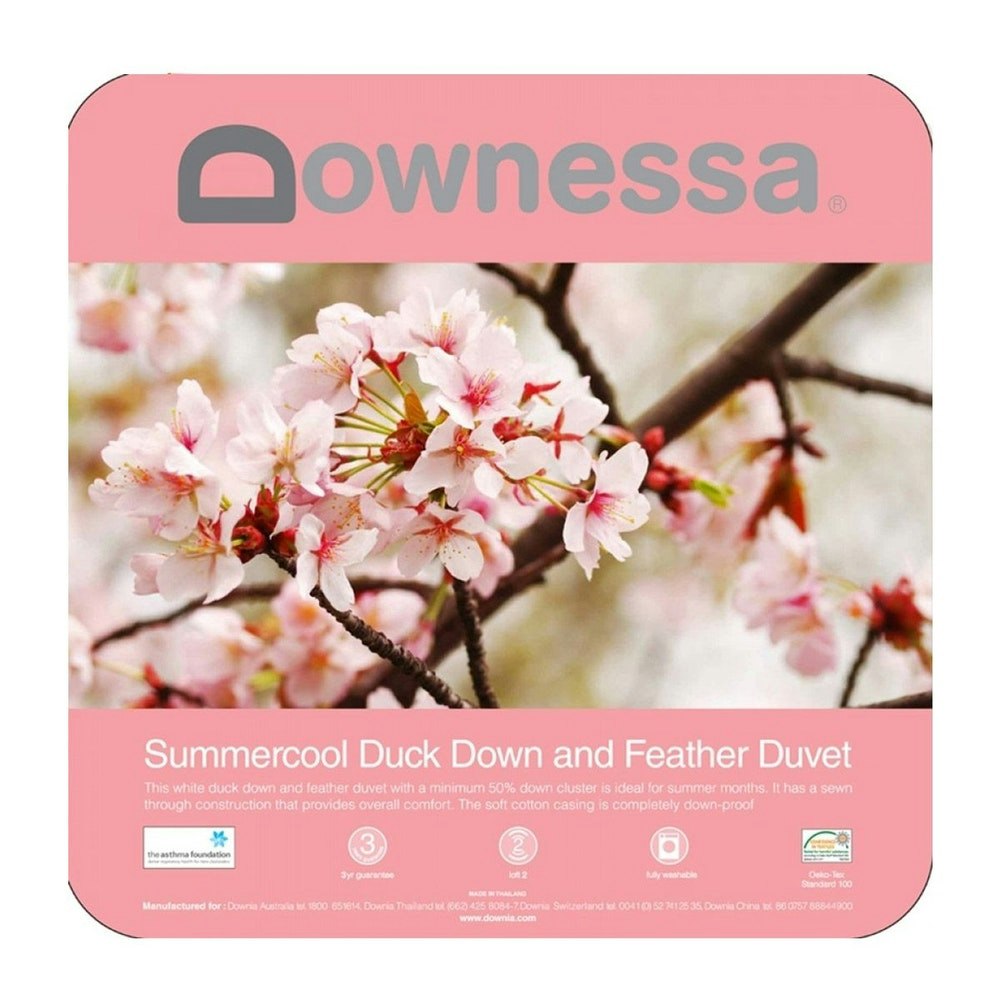 Downessa Summercool 50% White Duck Down and Feather Quilt Duvet
