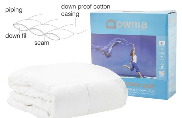 Downia Summer Lightweight Duck Feather and Down Quilt