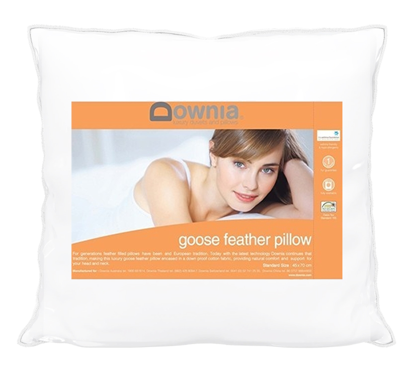 Overstuffed hotsell feather pillow