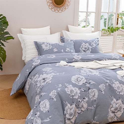 Dreamaker Blossom 100% Cotton Quilt Cover Set 2