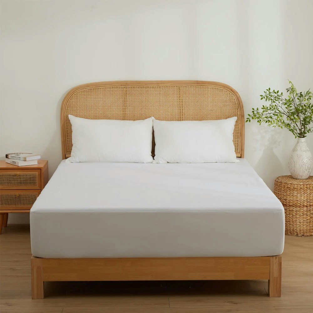 Dreamaker Cotton Jersey Twin Pack Mattress Proetctor
