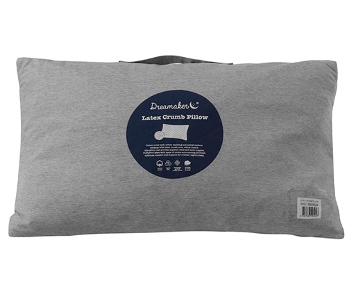 Dreamaker Premium Quilted Crumb Latex Pillow Lifestyle