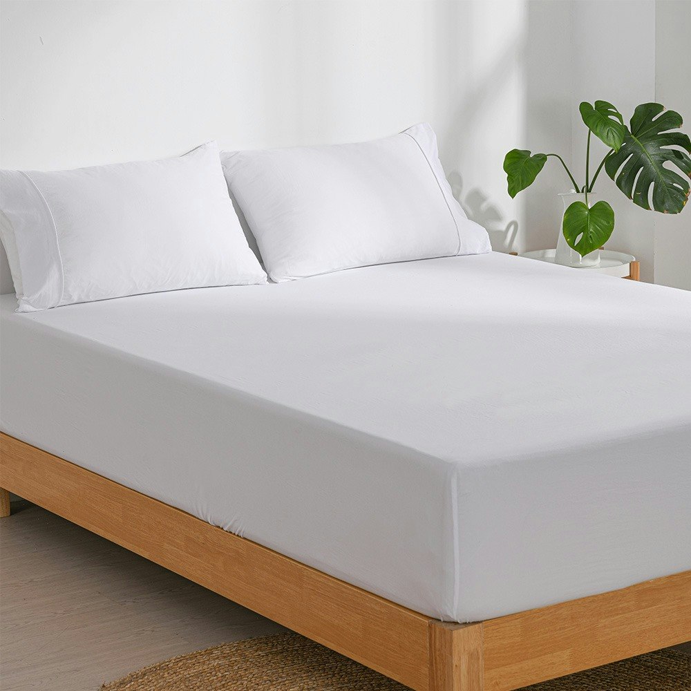 Dreamaker Superfine Washed Microfibre Combo Fitted  Sheet Set Lifestyle