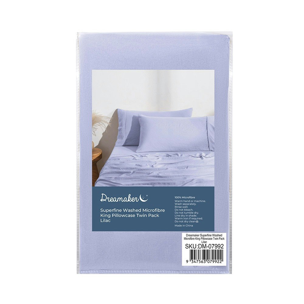 Dreamaker Superfine Sheet Set Lilac