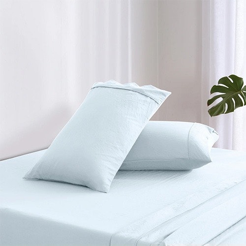 Dreamaker Superfine Pillowcase Ice Blue