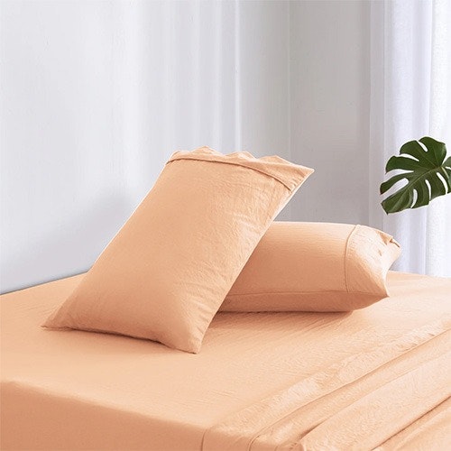 Dreamaker Superfine Pillowcase Peach
