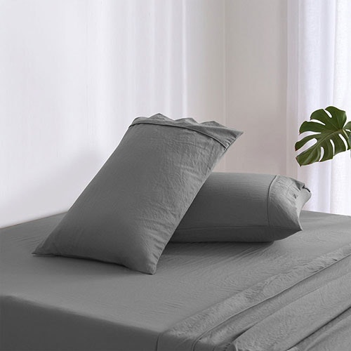 Dreamaker Superfine Pillowcase Charcoal
