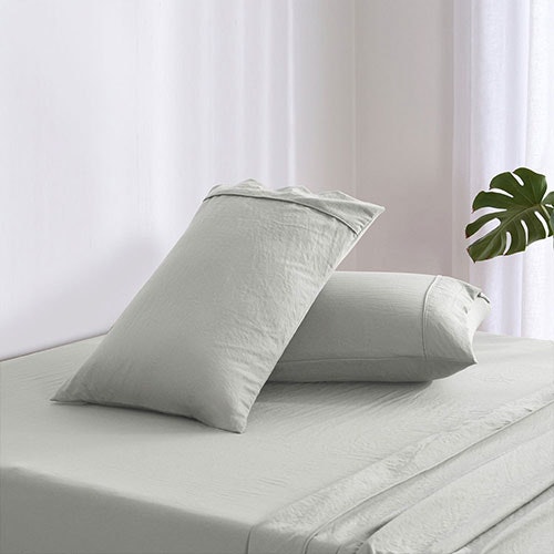 Dreamaker Superfine Pillowcase Dove Grey