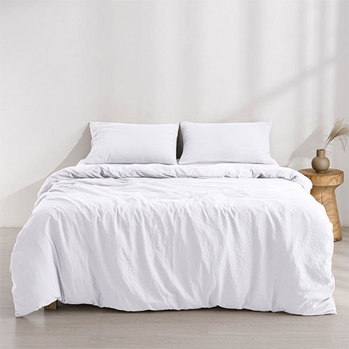 Dreamaker Superfine Quilt Cover Set White