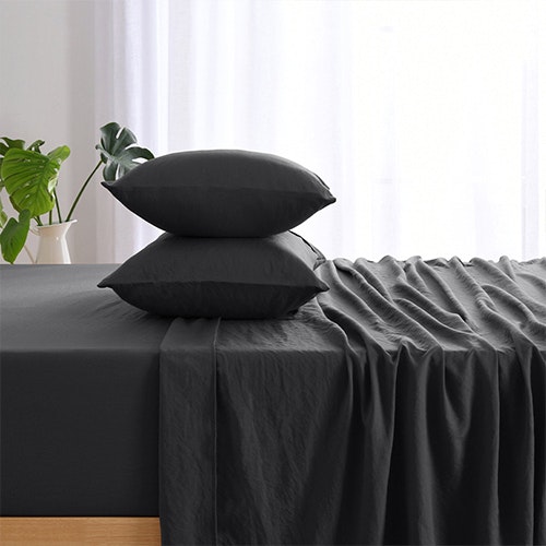 Dreamaker Superfine Sheet Set Black