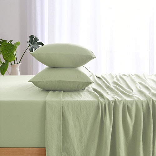 Dreamaker Superfine Sheet Set Sage Green