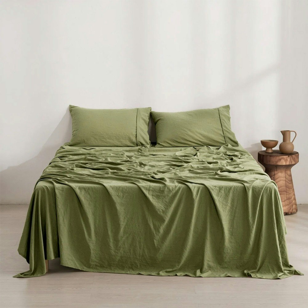 Dreamaker Superfine Sheet Set Olive