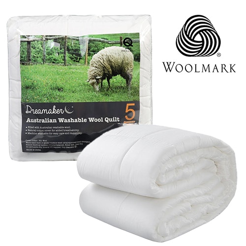 Washable Winter Weight Australian Wool Quilt 500gsm Packaging