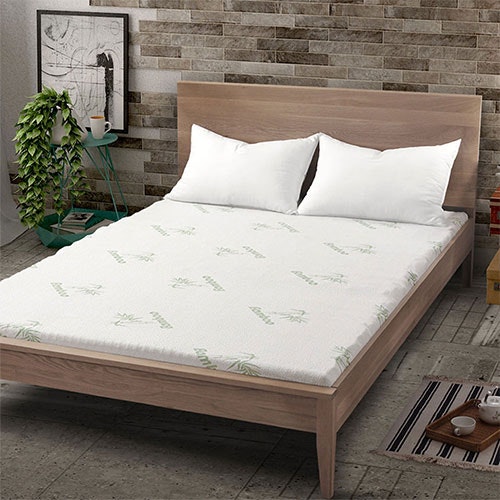 Dreamaker 5 Zone Memory Foam Mattress Topper with Bamboo Cover