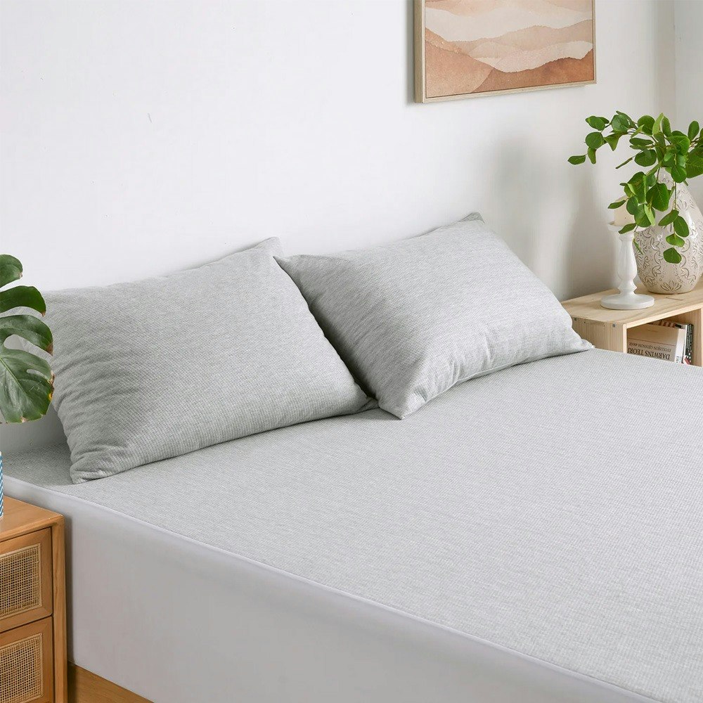 ESSN Commercial Bamboo Charcoal Waterproof Pillow Protector Twin Pack