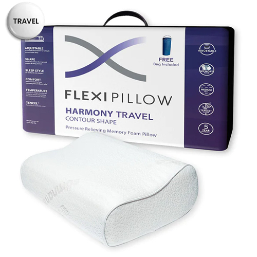 Flexible neck outlet pillow