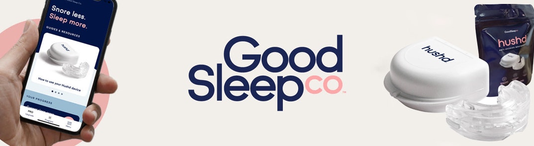 Good Sleep Co Hushd Temporary MAS Device & SleepCare App Banner